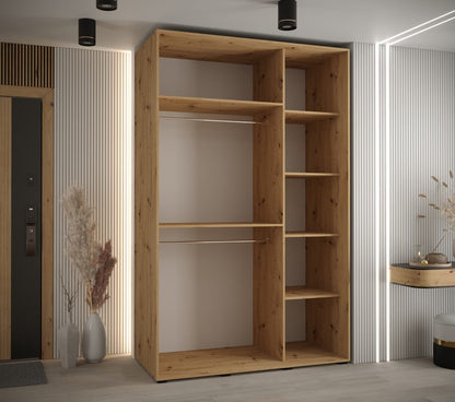 Cannes V Sliding Door Wardrobe 150cm