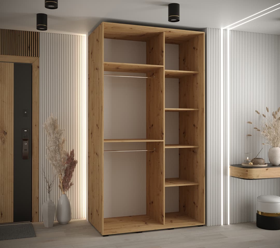 Cannes VII Sliding Door Wardrobe 140cm