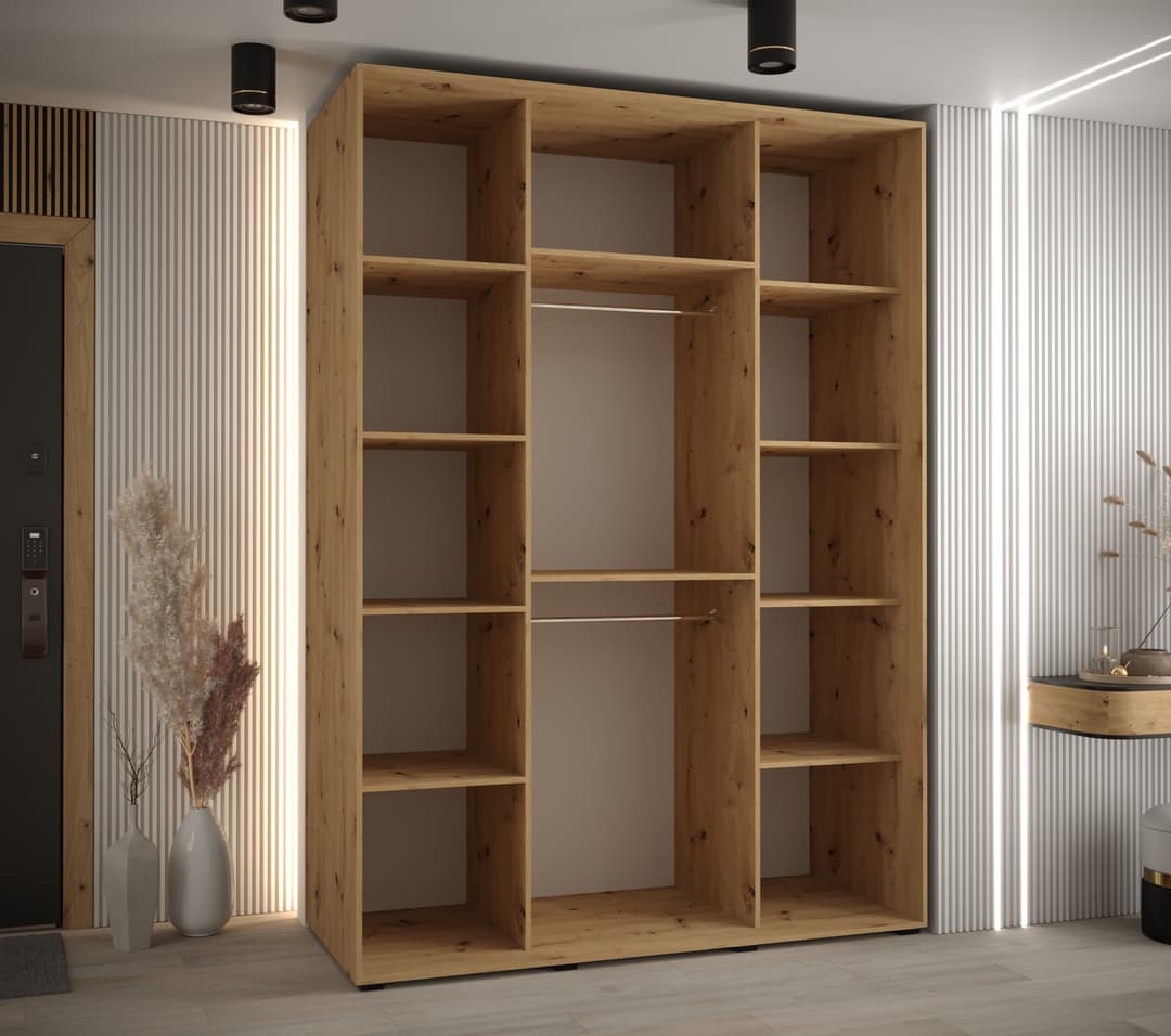 Cannes III Sliding Door Wardrobe 170cm