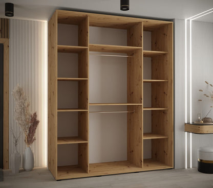 Cannes III Sliding Door Wardrobe 200cm