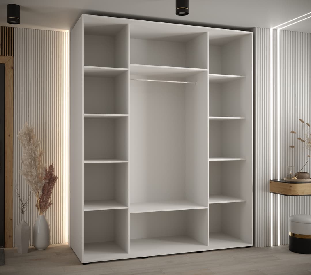 Cannes IV Sliding Door Wardrobe 200cm