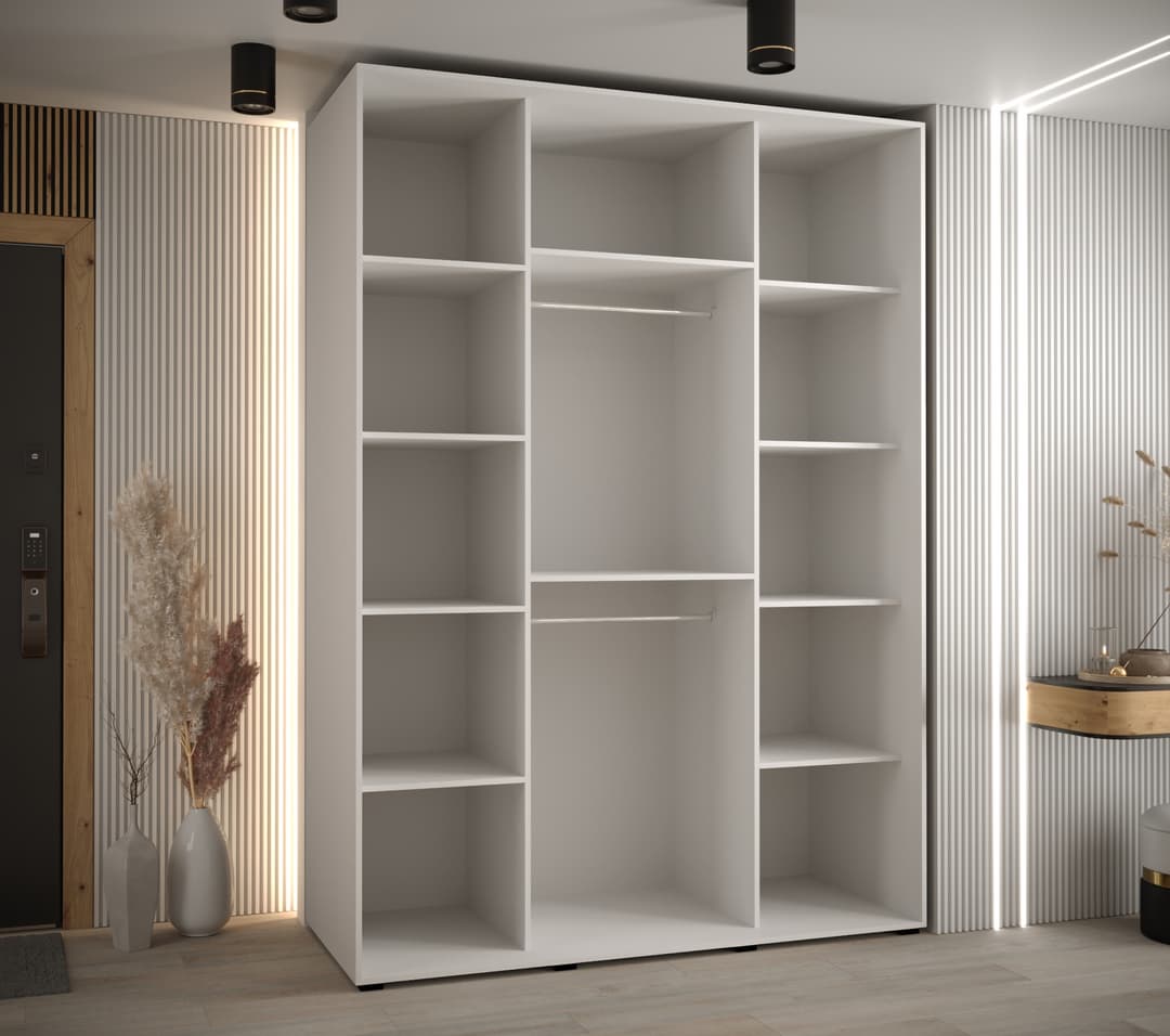 Cannes V Sliding Door Wardrobe 170cm