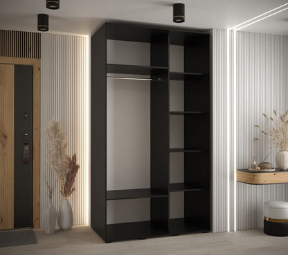 Cannes IX Sliding Door Wardrobe 140cm