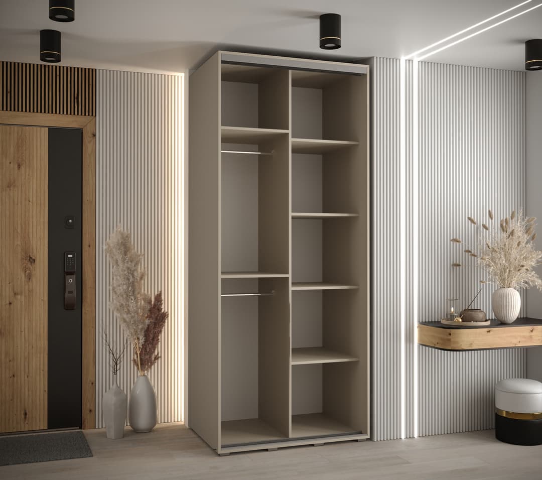 Dakota III Sliding Door Wardrobe 110cm