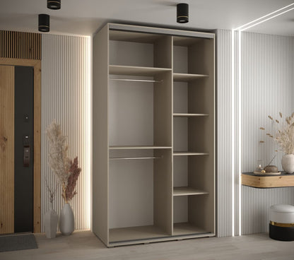 Dakota II Sliding Door Wardrobe 130cm