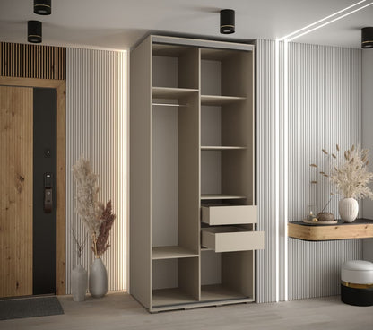 Dakota VI Sliding Door Wardrobe 120cm