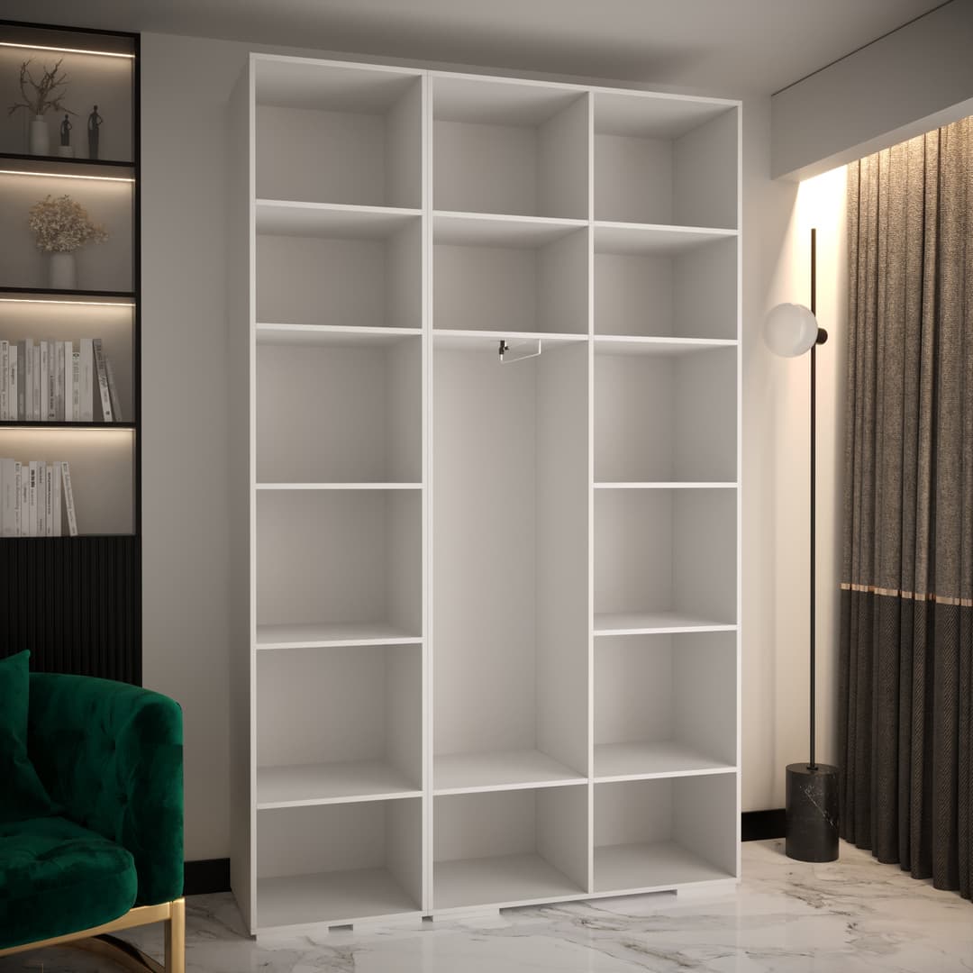 Manhattan I Hinged Door Wardrobe 150cm