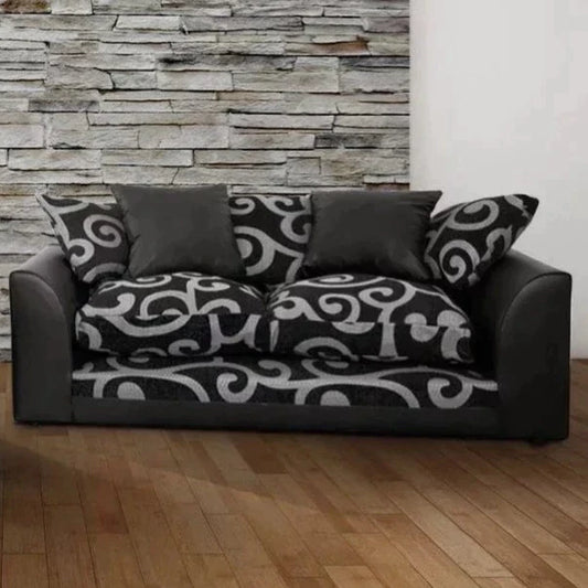 Zina Chenille Fabric 2 Seater Sofa