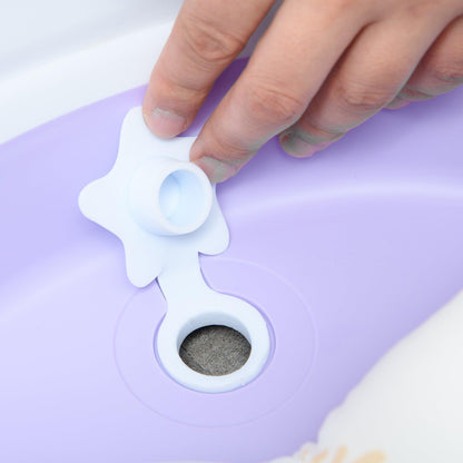 ZONEKIZ Baby Bathtub - Foldable, Non-Slip & Purple